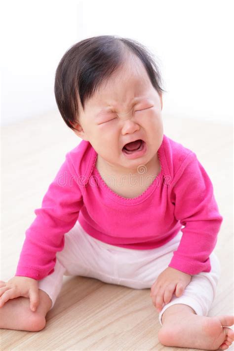 Portrait Of Crying Baby Girl Royalty Free Stock Photos Image 28040738