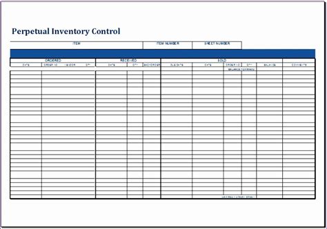 excel inventory sheets templates exceltemplates