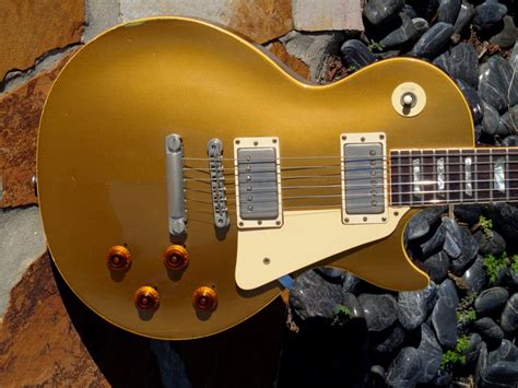 Gibson Les Paul Standard 57 Reissue 1984 Gold Top Guitar For Sale