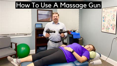 How To Use A Massage Gun Youtube