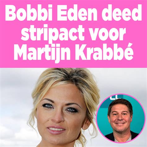 Bobbi Edens Eerste Stripact Ooit Was Voor Martijn Krabbé Ditjes En