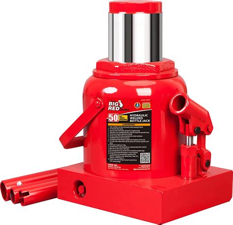 Amazon Com Big Red T Torin Hydraulic Stubby Low Profile Welded Bottle Jack Ton