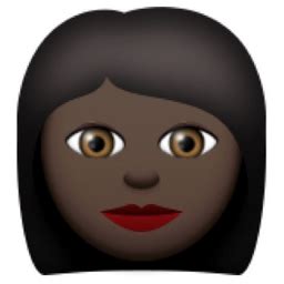 Black Woman Emoji U F U F FF