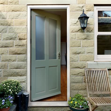 Howdens Richmond Frosted Glazed External Door Howdens