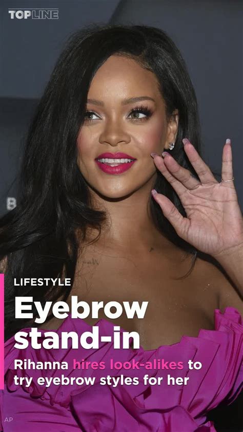 Rihanna Has An Ingenious Way To Try New Eyebrow Styles She Hires Look