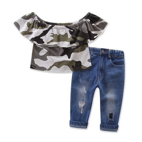 It's not anywhere remotely i like to wear a camisole at home at my leisure time. 2017 New Fashion Kids Clothes Off shoulder Camo Crop Tops ...