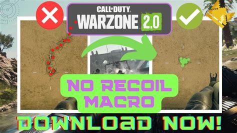 Warzone 2 No Recoil Macro Logitech Script Razer Bloody And Corsair