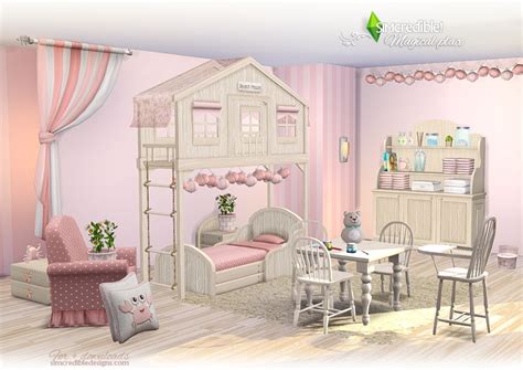 Sims 4 CC's - The Best: Toddler Rooms by SIMcredible!
