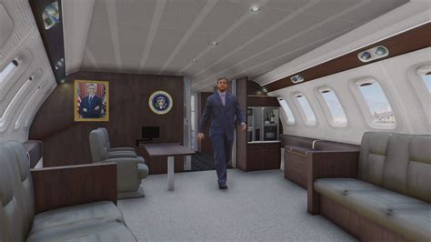 It really is, in many ways, a flying white house. GTA 5 Air Force One Boeing VC-25A [Enterable Interior ...