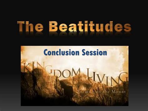 Ppt The Beatitudes Powerpoint Presentation Free Download Id2561166
