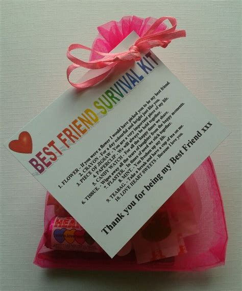 Maybe you would like to learn more about one of these? BEST FRIEND Survival Kit Birthday Keepsake Gift Present ...