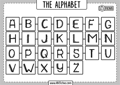 Learning Alphabet Esl Abc Fichas