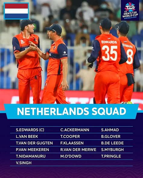 Netherlands T20 World Cup 2024 Squad Match Time And Venue