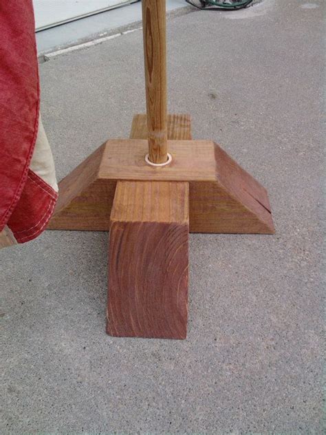 Wooden Flag Stand Portable And Will Withstand By Karneskreations 20