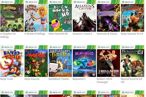 Xbox One List Of Xbox 360 Backwards Compatibility Games Revealed