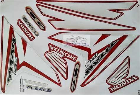 Plancha De Stickers Jotaesse Honda Adhesivos Titan Mercadolibre