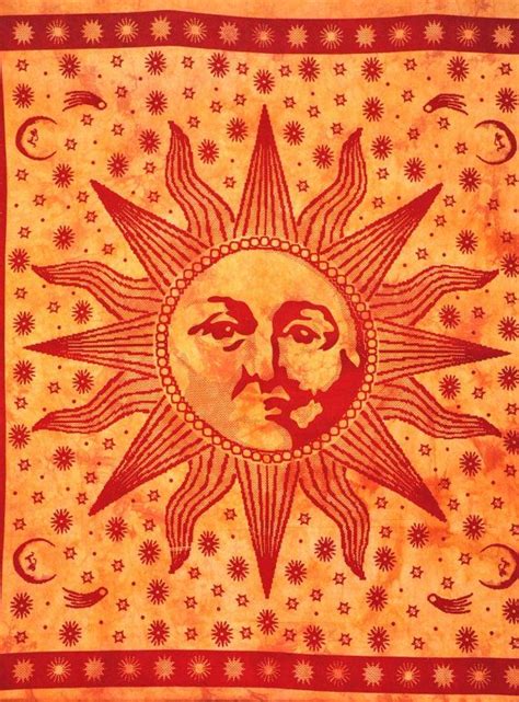 Sun Moon Hippie Boho Tapestry Sun Tapestries By Lavishjaipur Arte Da