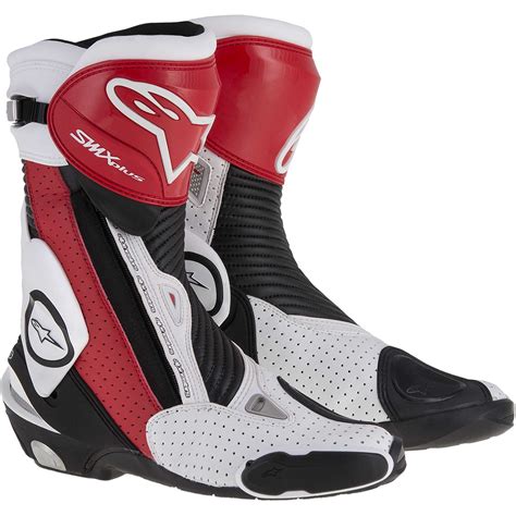 Alpinestars most iconic riding boot, worn by a roster of champions past and present, the supertech r has undergone a. Alpinestars SMX Plus Vented Racing Boots Motorcycle Street ...