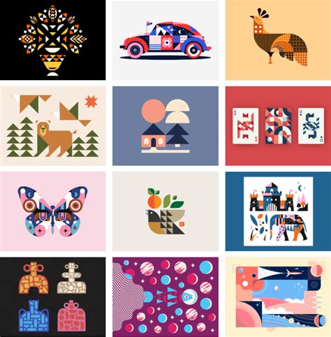 How To Get Creative Using Simple Geometric Patterns In Graphic Design