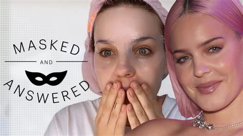 Anne Marie Face Masks And Reveals Her Skincare Secrets Masked And Answered Marie Claire