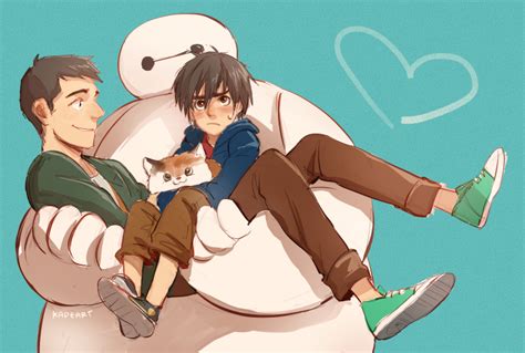 Tadashi Hiro And Baymax Big Hero 6 Fan Art 37889540 Fanpop