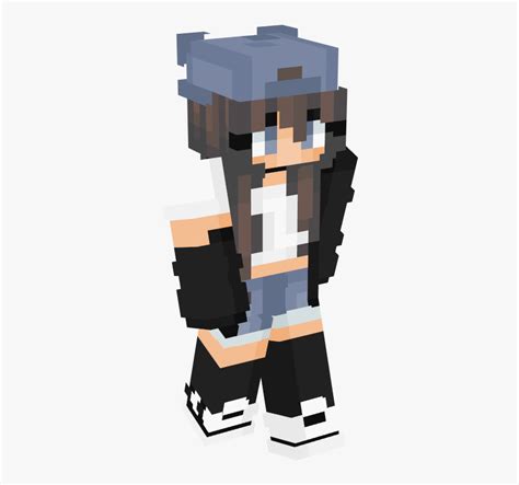 Cute Neko Minecraft Skin Hd Png Download Transparent