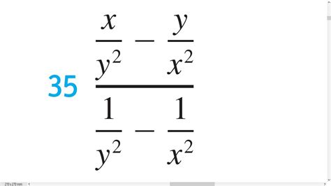 Simplificación De Fracciones Algebraicas Fracciones Complejas Ej 1