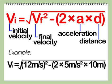 How To Calculate Acceleration Calculating The Acceleration Of An