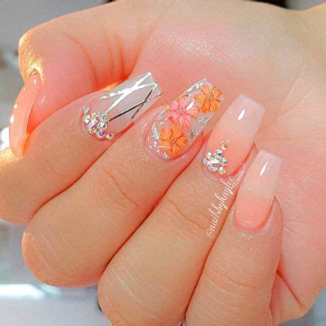 Try it while painting your nails. + 150 Trendy Acrylic Nails Designs 2018 | Flower nails ...