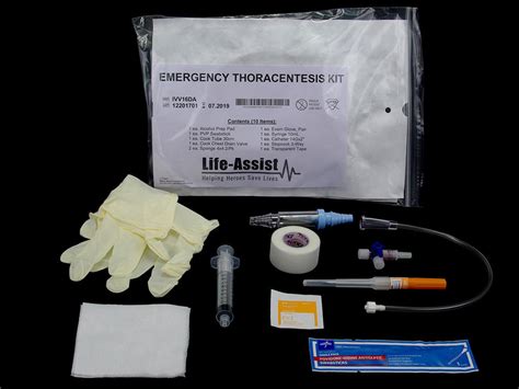 Emergency Thoracentesis Kits Life Assist Emergency Medical Supplies