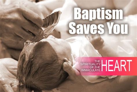 Baptism Saves You The Divine Mercy