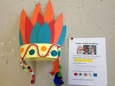 Thanksgiving Crafts For Kids Indian Headdress Kiodgab