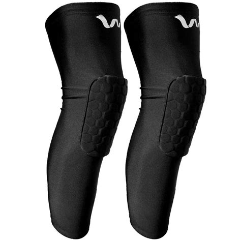 Padded Compression Knee Sleeves 1 Pair Great For All Sports Basketball Boxing Leg Knee
