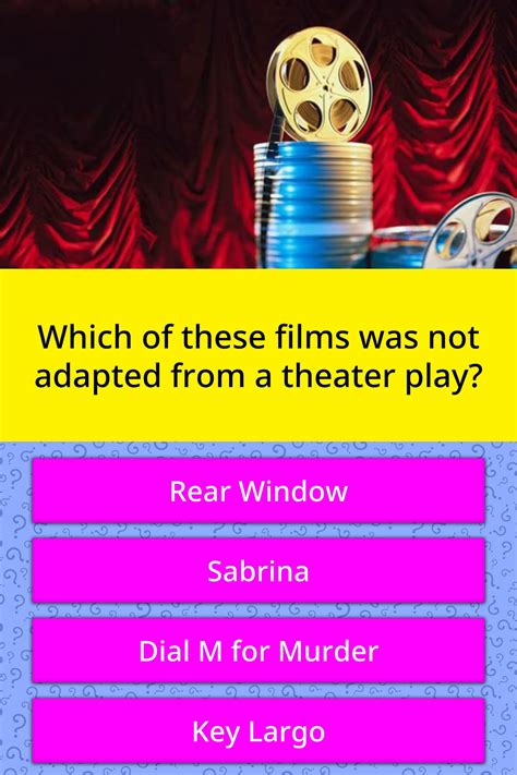 Which Of These Films Was Not Adapted Trivia Questions Quizzclub