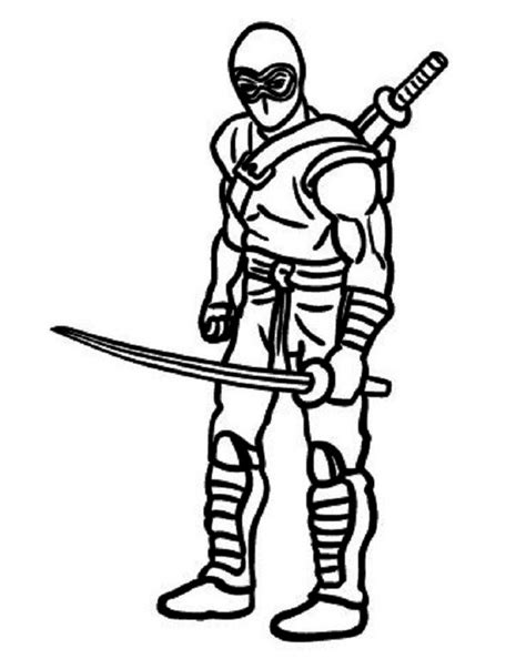Cute Ninja Coloring Pages at GetColorings.com | Free printable