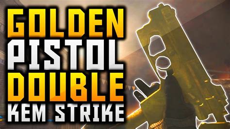 Cod Ghosts Gold Pistol Double Kem Strike Golden Camo Pdw Pistol