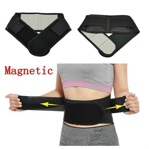 Magnetic Back Support Brace Belt Lumbar Lower Waist Posture Corrector