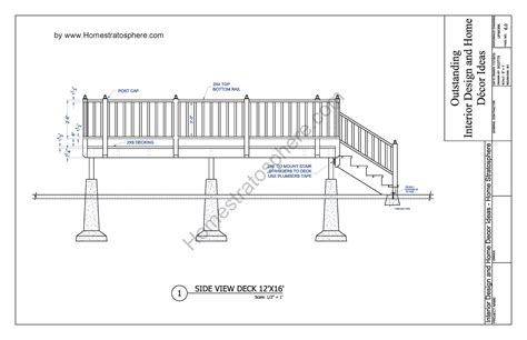 Awesome 16 Images 12 X 20 Deck Plans Home Plans And Blueprints