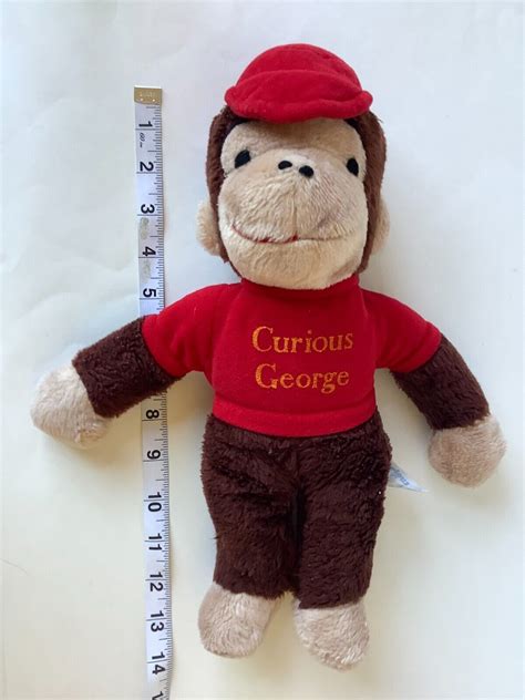 Vintage Curious George Plush By Knickerbocker Monkey Stuffed Animal 14