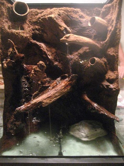 Diy terrarium backgrounds | how to guide! vivarium background construction | Vivarium, Reptile terrarium, Tree frog terrarium