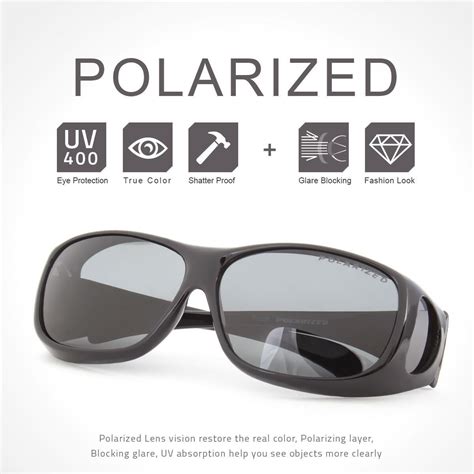 Fit Over Polarized Prescription Glasses Sunglasses Cover All Drive Wrap Around M Sunglasses