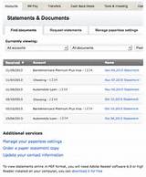 Pictures of Bank Of America Online Mortgage Statement