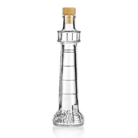 200ml Clear Glass Bottle Lighthouse World Of Uk