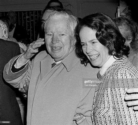 Charles Chaplin And Wife Oona Oneill Chaplin On March 27 Outside The