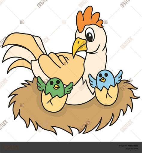 Happy Chickens Vector And Photo Free Trial Bigstock