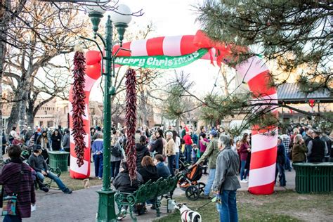 Plaza Christmas Tree Lighting Kicks Off Holiday Season In Santa Fe
