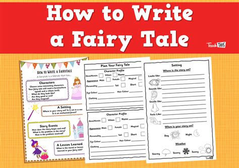 How To Write A Fairy Tale Teacher Resources And Classroom Games Teach This