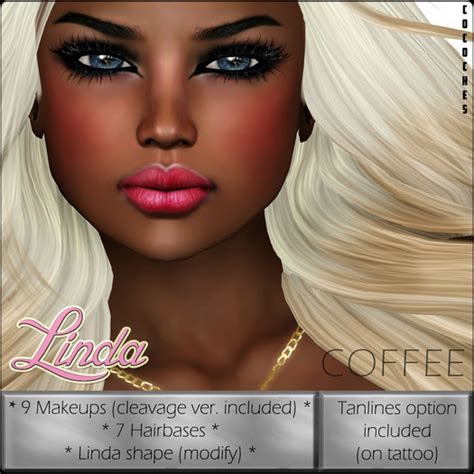 Second Life Marketplace Cocoches Linda Skin Coffee