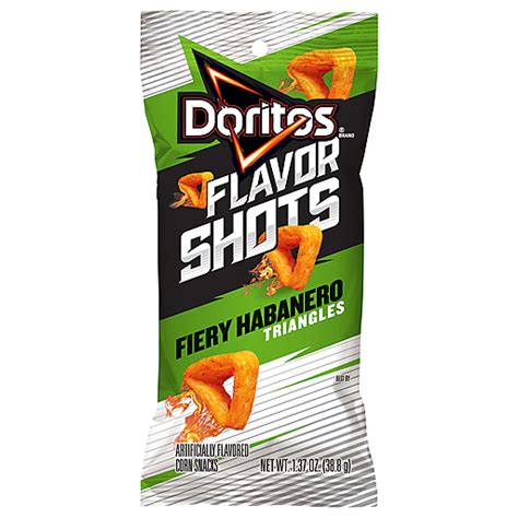 Doritos Corn Snacks Fiery Habanero Triangles 137 Oz Snacks Chips