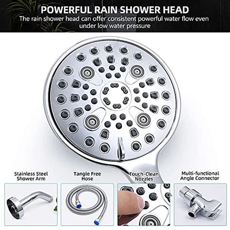 YITAHOME Handheld Shower Head With Tub Spout High Pressure 6 Setting